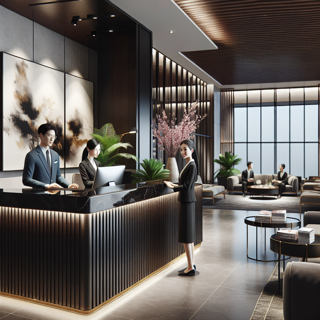 Business Reception Desk
