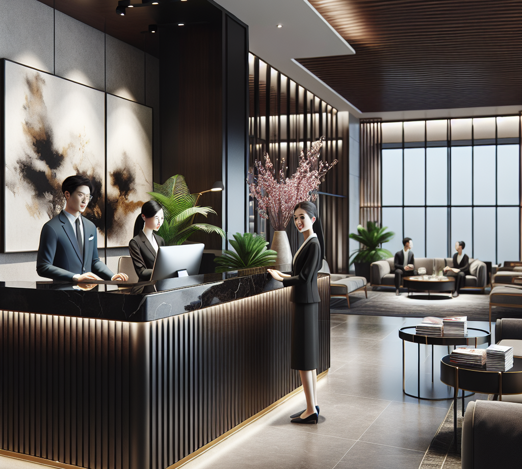 Business Reception Desk