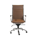 ES506 High-Back Chair - Dark Caramel