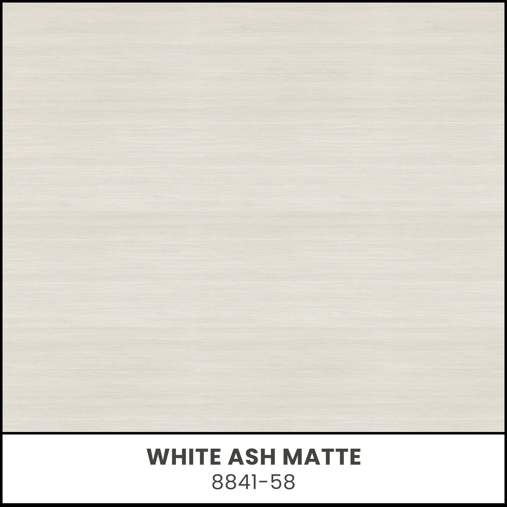 White Ash Matte Laminate - 8841-58