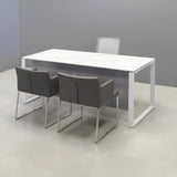 Aspen Straight Executive Desk With Engineered Surface Top