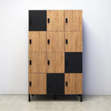 Portland Locker in Spiced Chestnut and Black Matte Cinder Finish -  - 48 In. - Stock #1