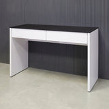 Ashville Bar Table in Black Traceless Engineered Surface Top - 66 In. - Stock #41