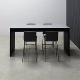 Ashville Tempered Glass Bar Table