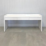 Avenue Console Table with White Gloss Laminate Top - 72 In. - Stock #31