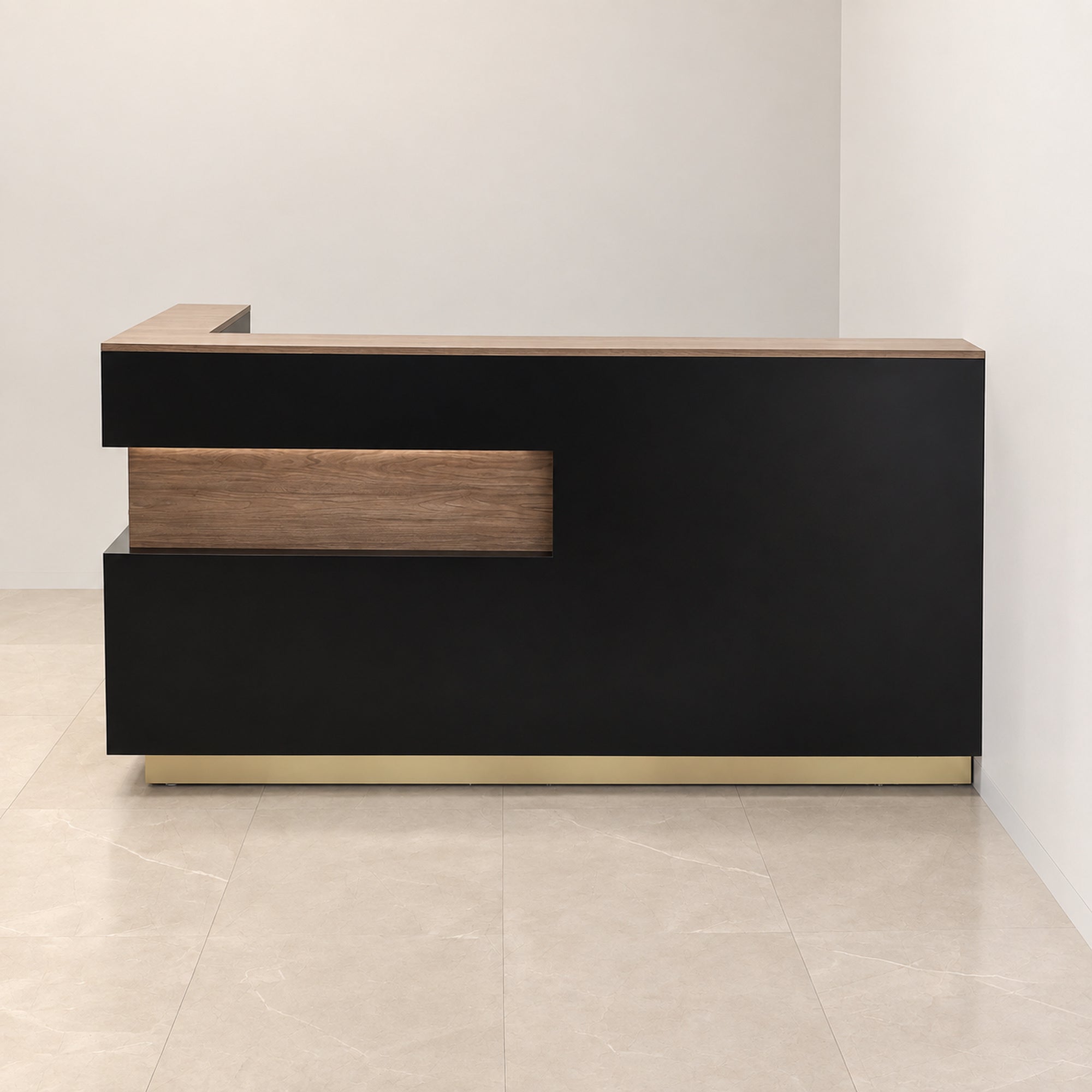 Manhattan L-Shape Custom Reception Desk