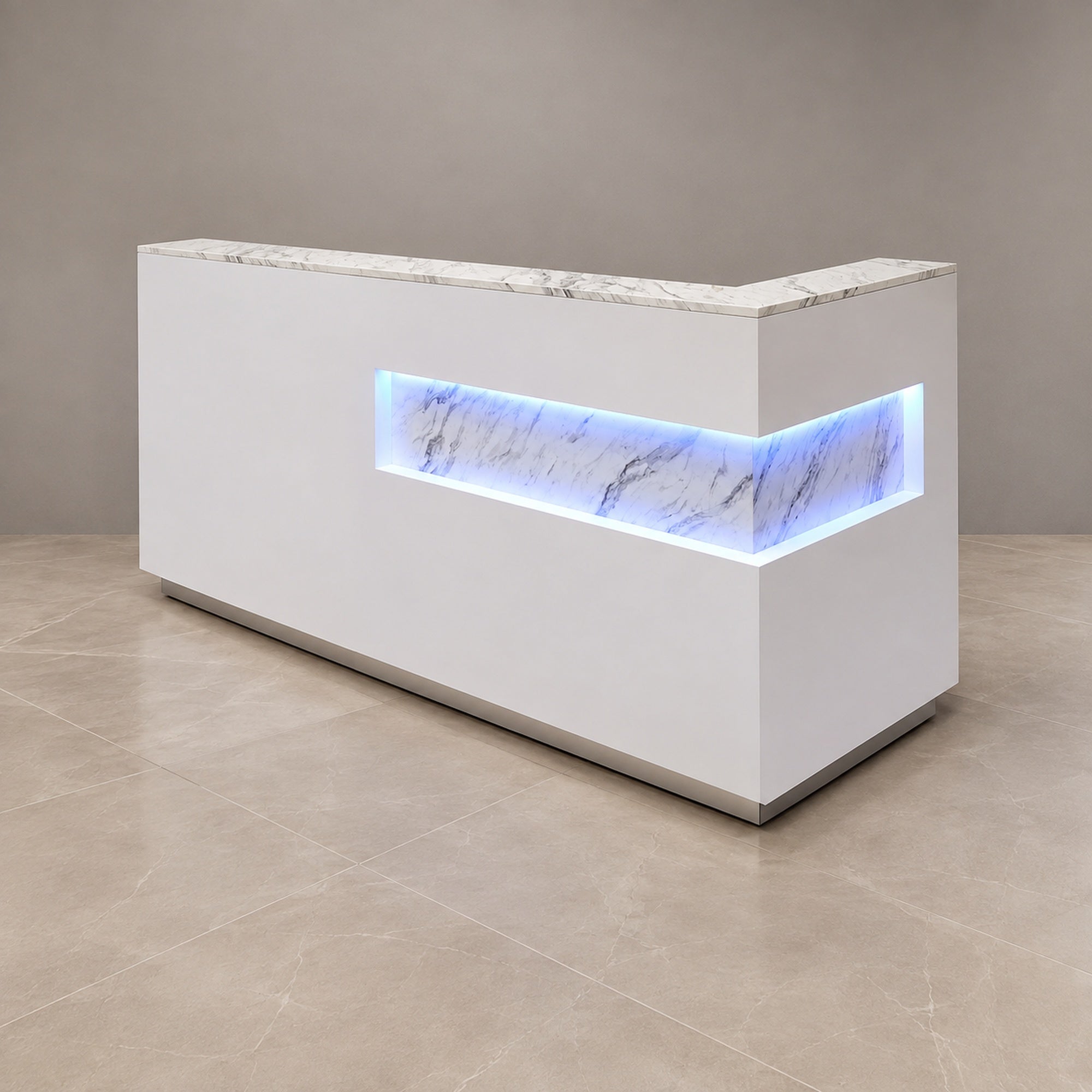 Manhattan L-Shape Custom Reception Desk