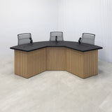 Tampa Bay Podcast Table with Black Cinder Matte Laminate Top - 90 In. - Stock #32
