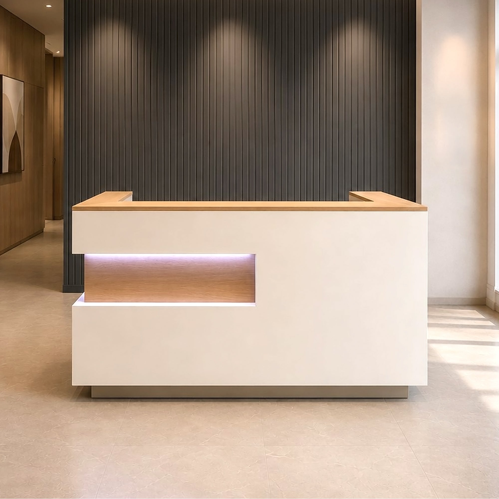 Manhattan U-Shape Custom Reception Desk