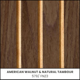 American Walnut & Natural Tambour - 579/ FNZ3