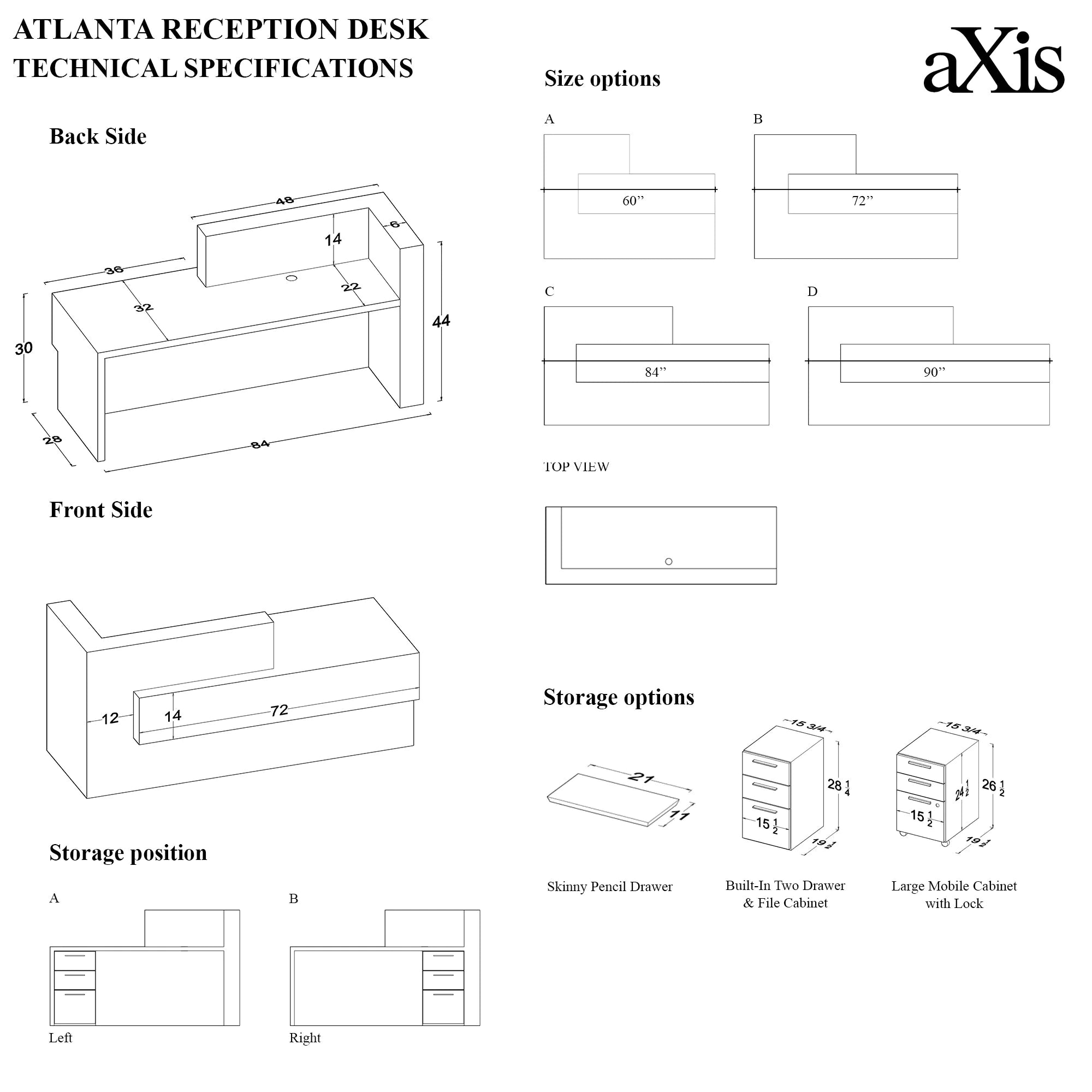 Atlanta Custom Reception Desk