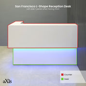 San Francisco L-Shape Custom Reception Desk