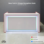 New York U-Shape Custom Reception Desk