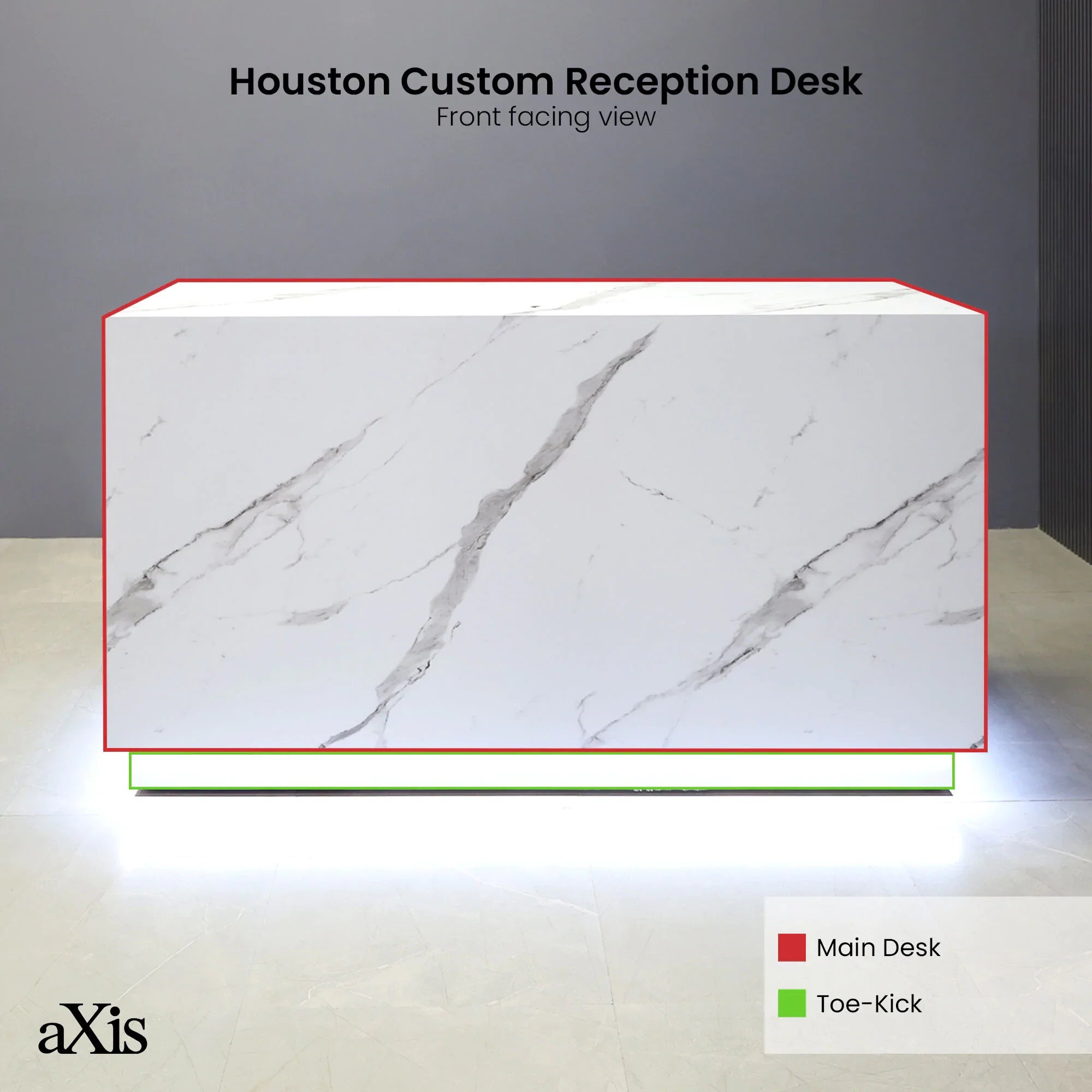 Houston Custom Reception Desk 